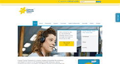 Desktop Screenshot of cancertas.org.au